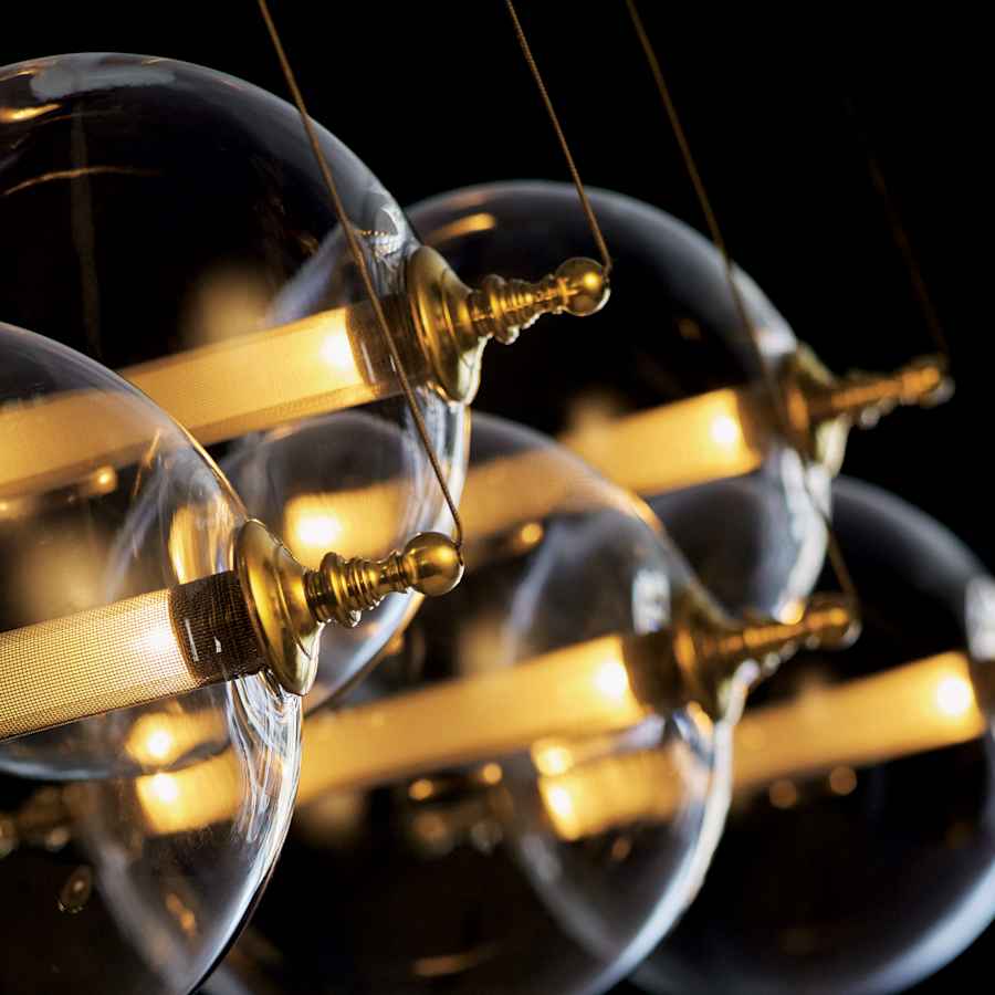 Hubbardton Forge Otto 10 Light 57" Wide Suspension Linear Pendant
