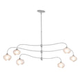 Hubbardton Forge Ume 6 Light 59" Wide Linear Pendant