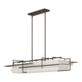 Hubbardton Forge Etch 4 Light 54" Wide Linear Chandelier