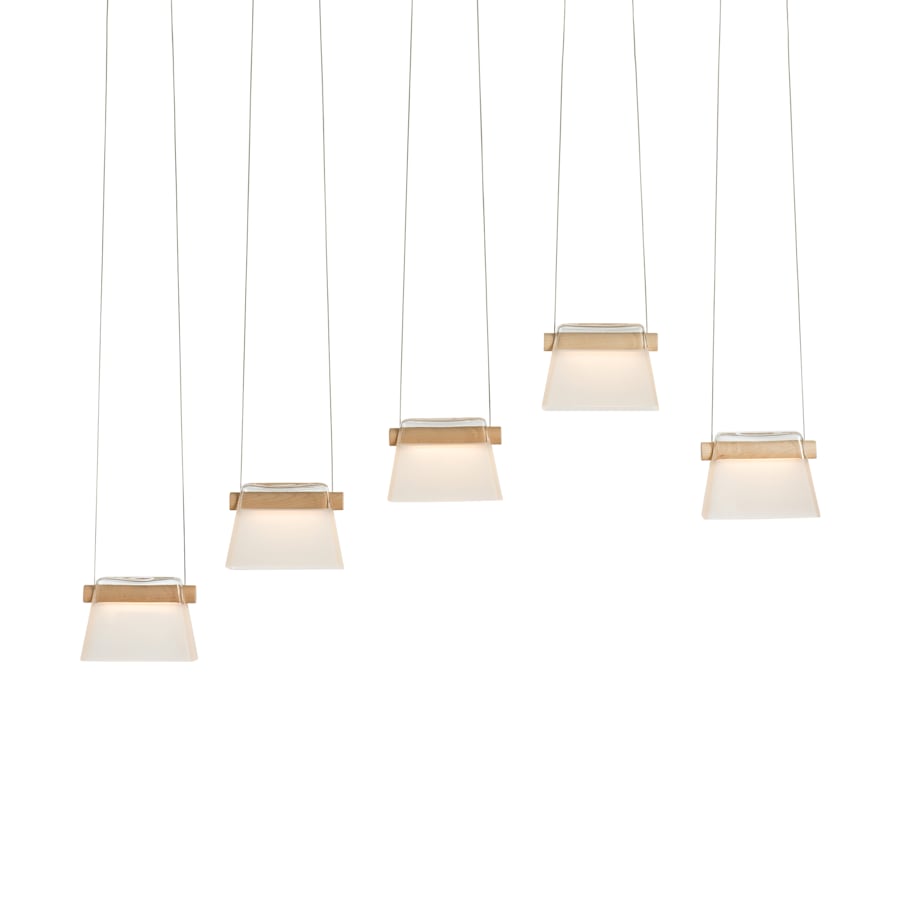 Hubbardton Forge Cowbell 41" Wide Linear Pendant