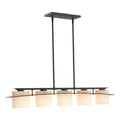 Hubbardton Forge Ellipse 5 Light 42" Wide Linear Chandelier