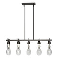 Hubbardton Forge New Traditional 5 Light 41" Wide Linear Chandelier