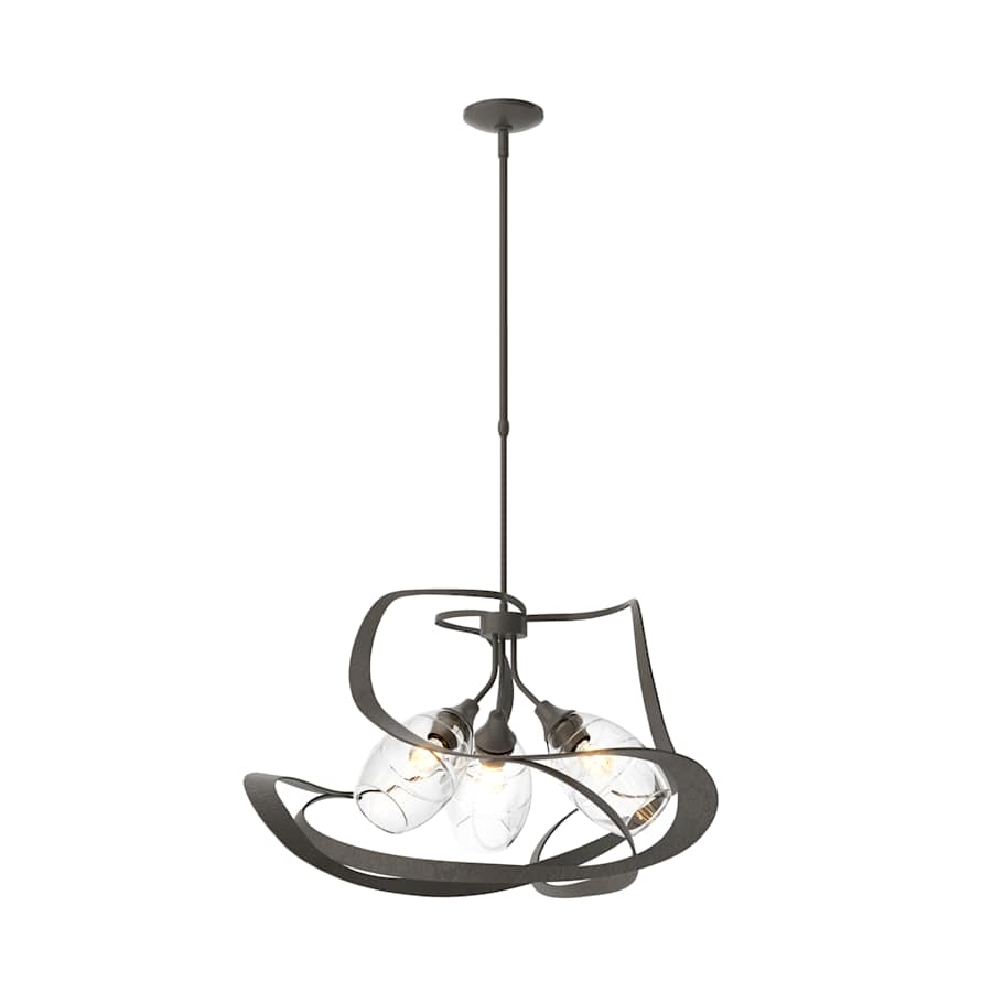 Hubbardton Forge Nest 3 Light 31" Wide Pendant