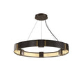 Hubbardton Forge Aura 6 Light 29" Wide Ring Chandelier
