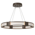 Hubbardton Forge Aura 6 Light 29" Wide LED Ring Chandelier