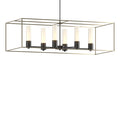 Hubbardton Forge Portico 6 Light 42" Wide Pillar Candle Linear Chandelier