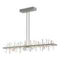 Hubbardton Forge Solitude 52" Wide LED Crystal Linear Chandelier
