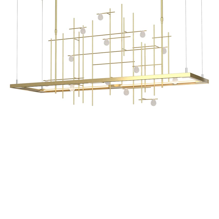 Hubbardton Forge Four Seasons 54" Wide Linear Pendant