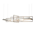 Hubbardton Forge Four Seasons 54" Wide LED Abstract Linear Chandelier