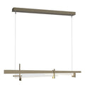 Hubbardton Forge Tenon 48" Wide LED Linear Chandelier
