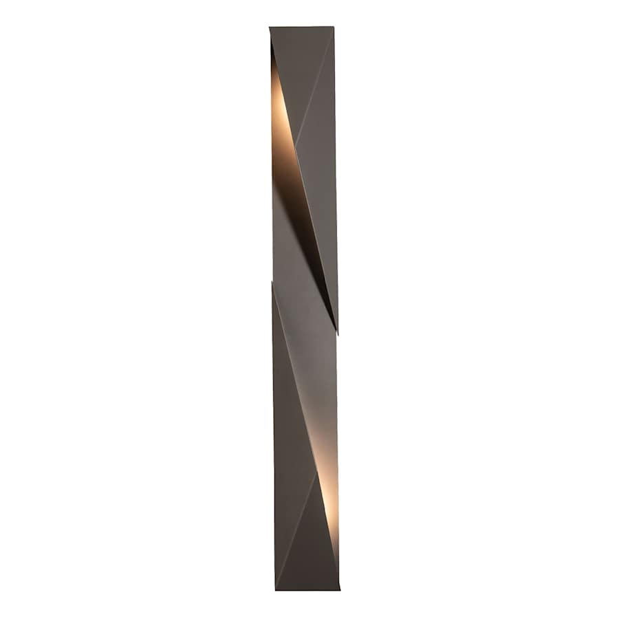 Hubbardton Forge Carbon 2 Light 63" Tall Outdoor Wall Sconce