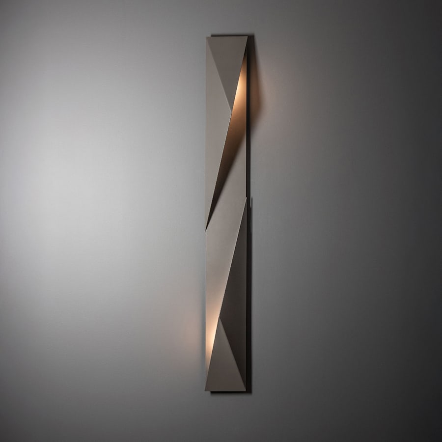 Hubbardton Forge Carbon 2 Light 63" Tall Outdoor Wall Sconce