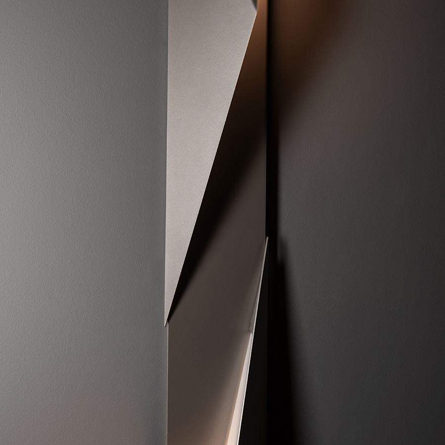 Hubbardton Forge Carbon 2 Light 63" Tall Outdoor Wall Sconce