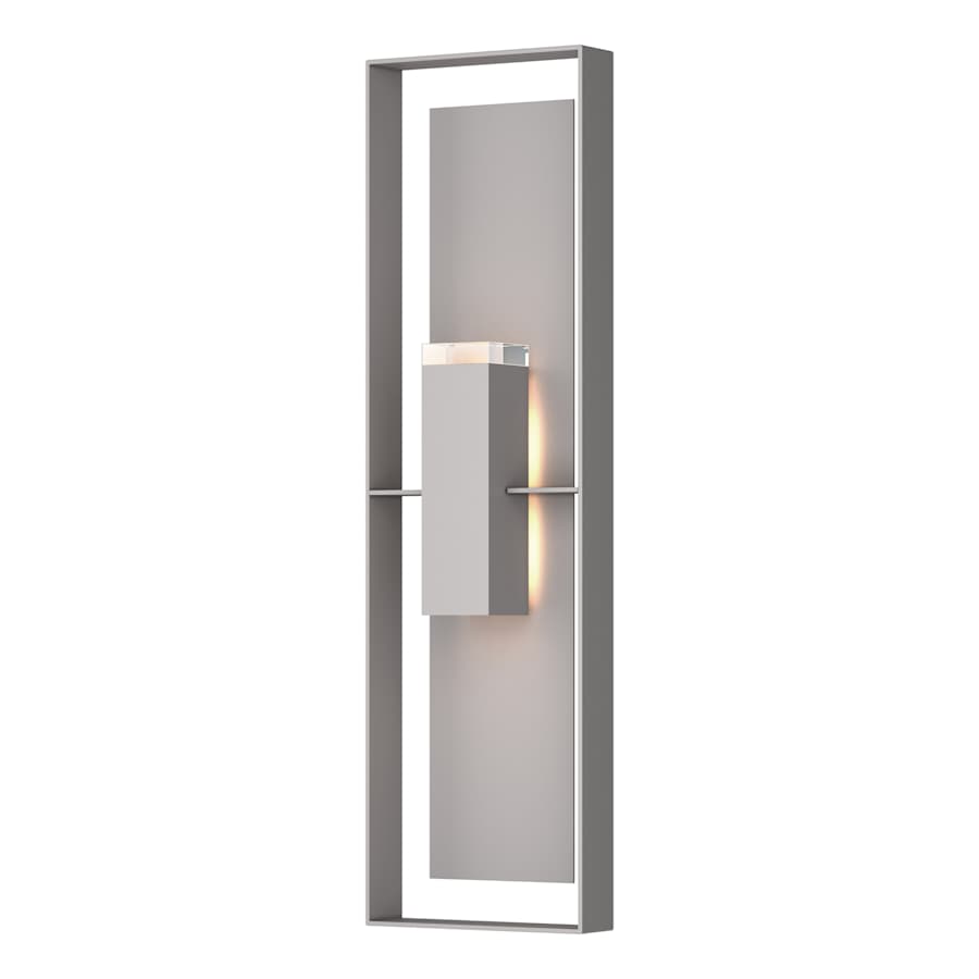 Hubbardton Forge Shadow Box 2 Light 45" Tall Outdoor Wall Sconce