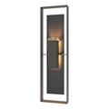 Hubbardton Forge Shadow Box 2 Light 45" Tall Outdoor Wall Sconce