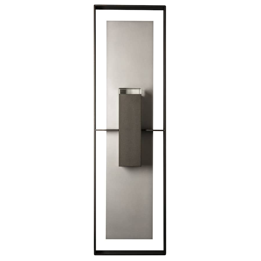 Hubbardton Forge Shadow Box 2 Light 45" Tall Outdoor Wall Sconce
