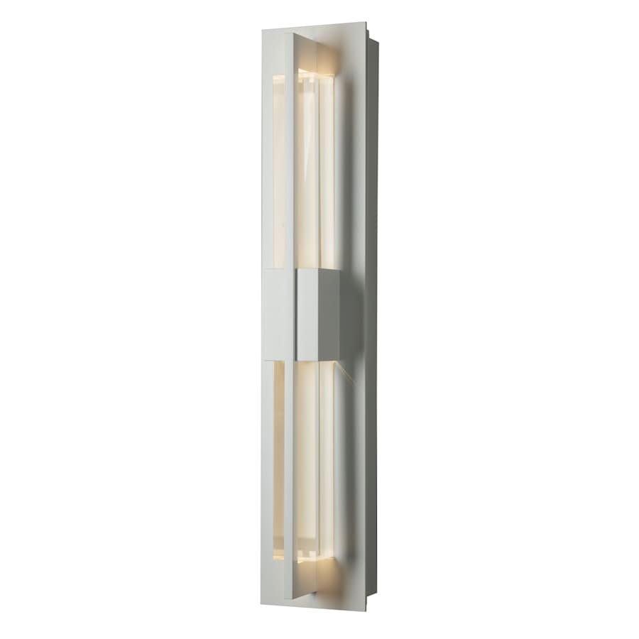 Hubbardton Forge Double Axis 2 Light 24" Tall LED Outdoor Wall Sconce with Customizable Glass Shade