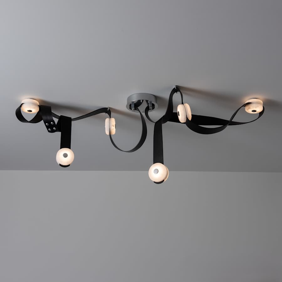 Hubbardton Forge SNAPS 58" Wide Multi Light Pendant