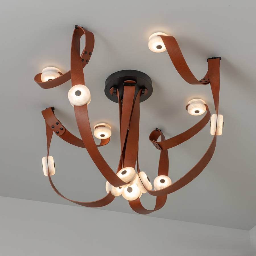 Hubbardton Forge SNAPS 87" Wide Multi Light Pendant