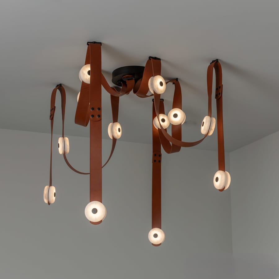 Hubbardton Forge SNAPS 87" Wide Multi Light Pendant