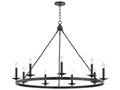 Hudson Valley Allendale 9-Light Aged Old Bronze Candelabra Round Chandelier