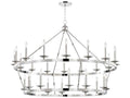 Hudson Valley Allendale 28-Light Tiered Chandelier in Polished Nickel