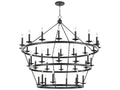 Hudson Valley 36-Light Allendale Round Tiered Chandelier in Aged Old Bronze