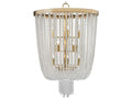 Hudson Valley 12-Light Royalton Chandelier Aged Brass with Clear Crystal