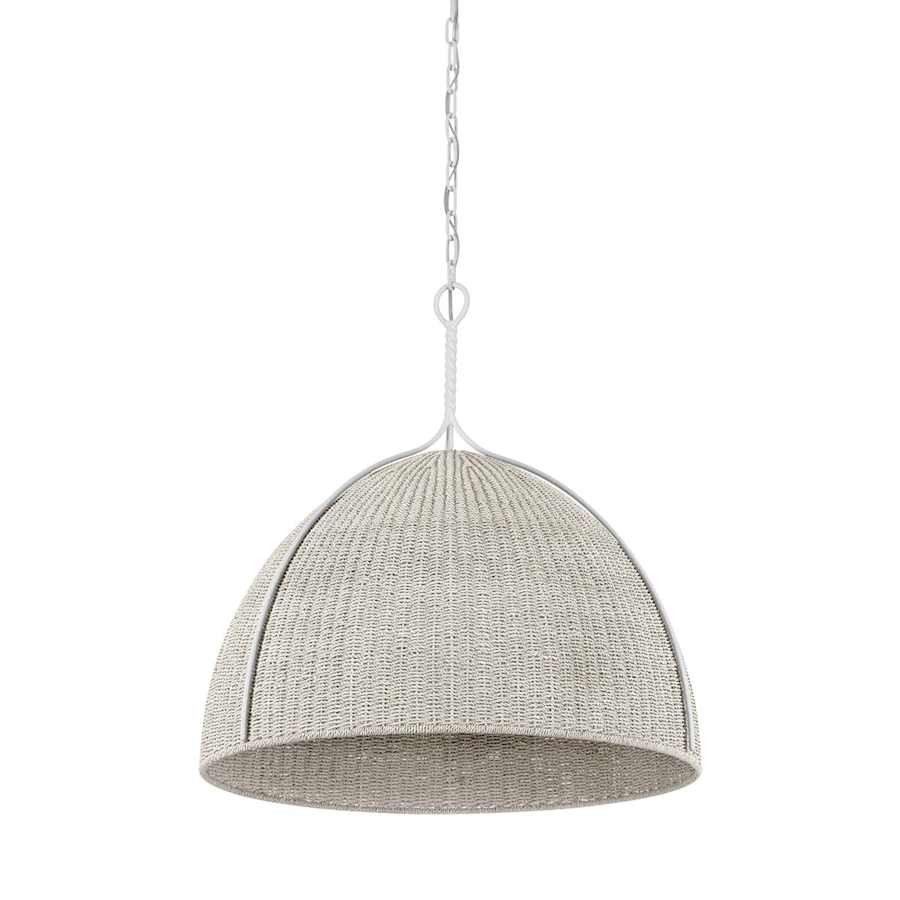 Hudson Valley Lighting Woodlawn 29" Wide Pendant with Rope Shade