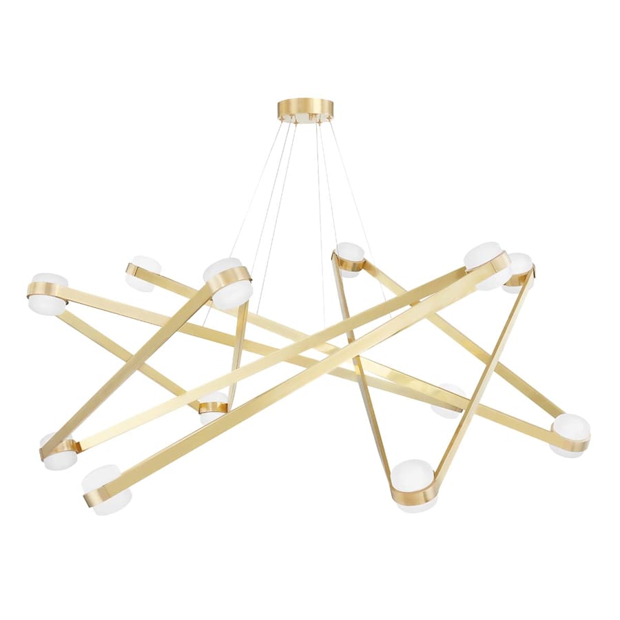 Hudson Valley Lighting Orbit 12 Light 58" Wide LED Abstract Chandelier