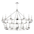 Hudson Valley Lighting Allendale 28 Light 58" Wide Two-Tier Candle Chandelier