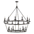Hudson Valley Lighting Allendale 20 Light 47" Wide Two-Tier Candle Chandelier