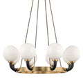 Hudson Valley Lighting Werner 8 Light 46" Wide Beaded Chandelier