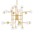Hudson Valley Lighting Fleming 24 Light 46" Wide LED Abstract Chandelier