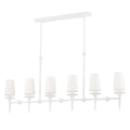 Hudson Valley Lighting Torch 6 Light 58" Wide Linear Chandelier