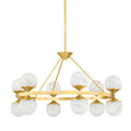 Hudson Valley Lighting Grafton 12 Light 34" Wide LED Chandelier