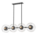 Hudson Valley Lighting Kert 8 Light 50" Wide Linear Pendant