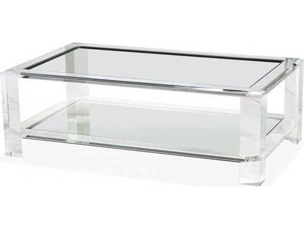 Surrey Rectangular Coffee Table Acrylic and Glass