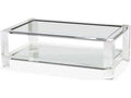 Surrey Rectangular Coffee Table Acrylic and Glass