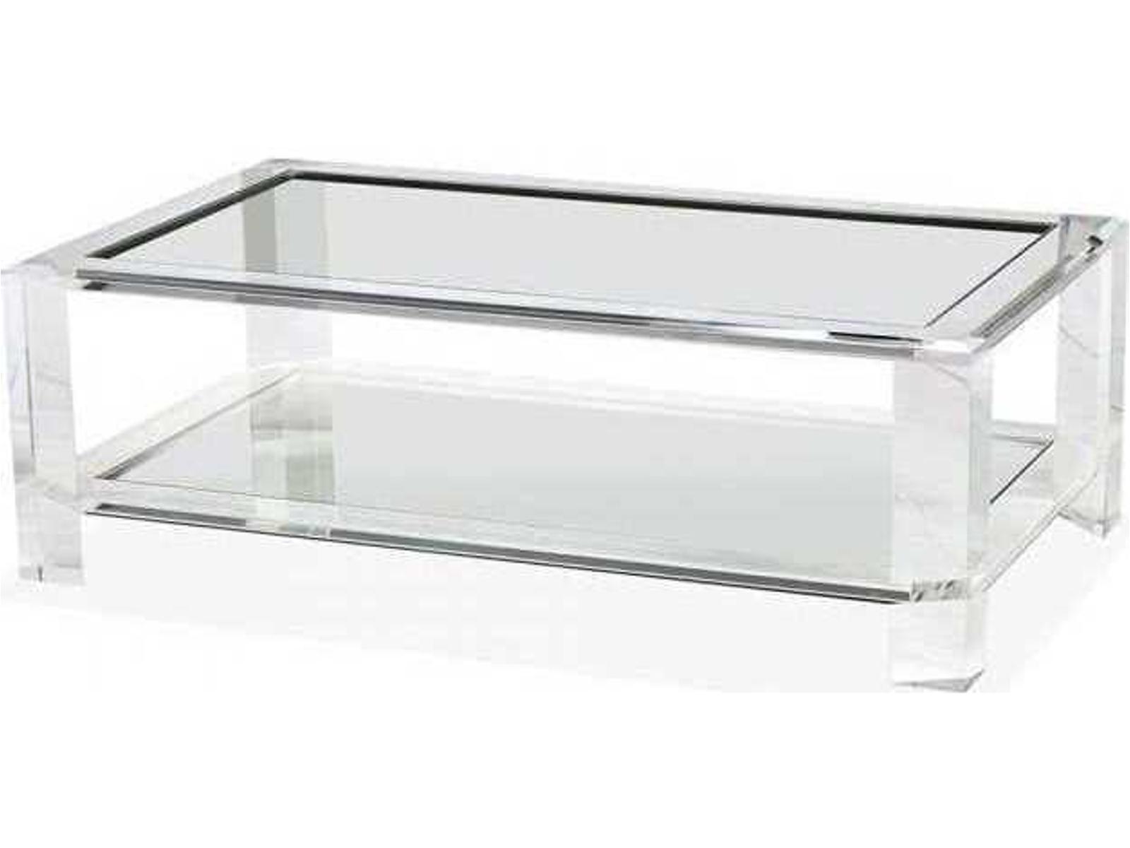 Surrey Rectangular Coffee Table Acrylic and Glass