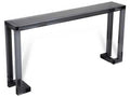 Ava Rectangular Smoke Glass Console Table