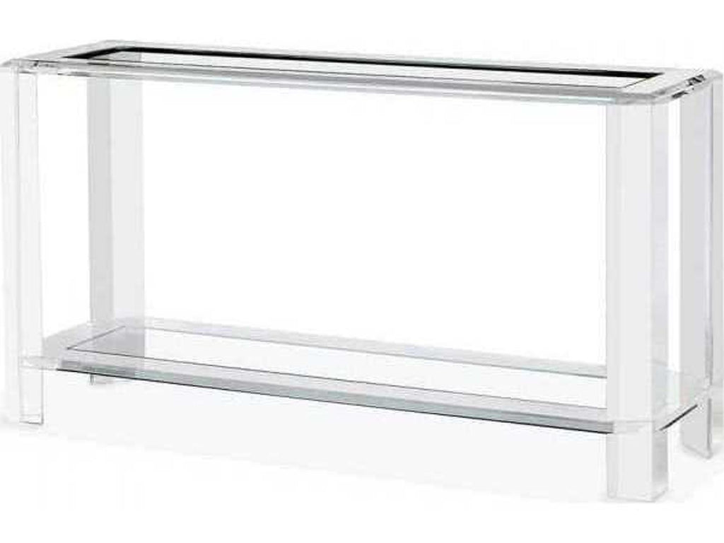 Surrey Grand Acrylic and Glass Console Table