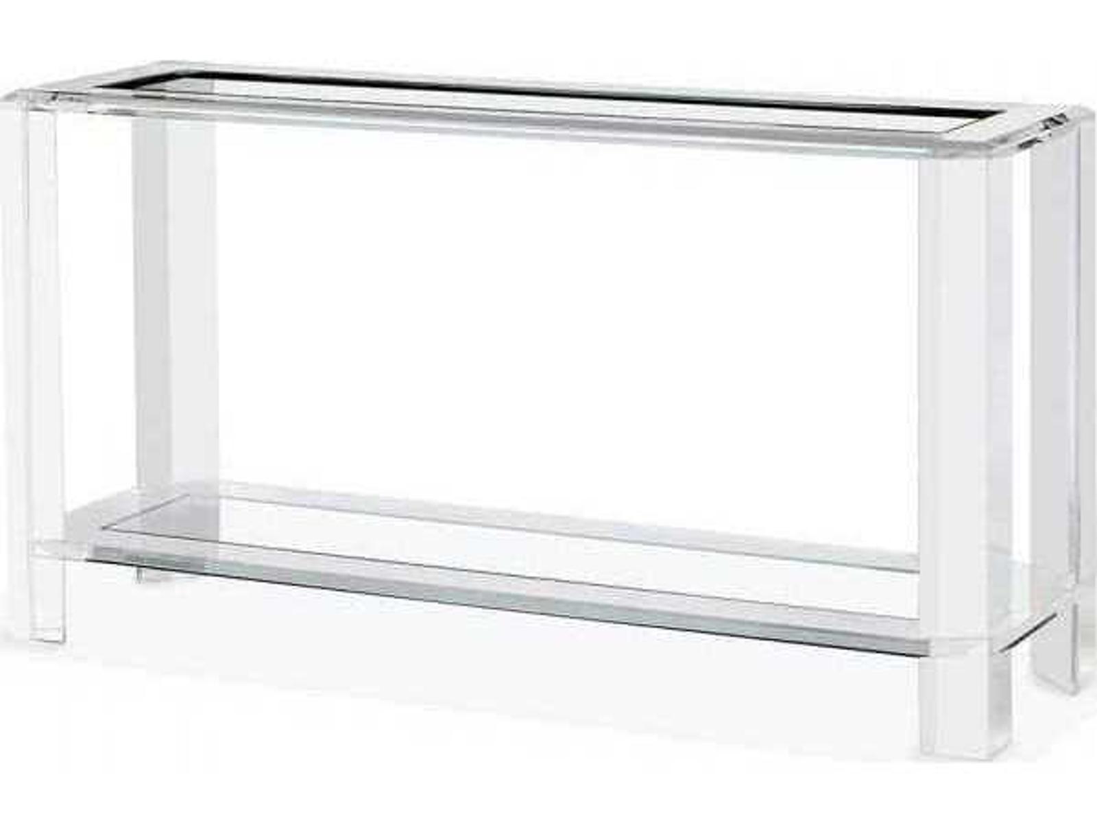 Surrey Grand Acrylic and Glass Console Table