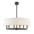 James Allan Butte 6 Light 31" Wide Taper Candle Drum Chandelier