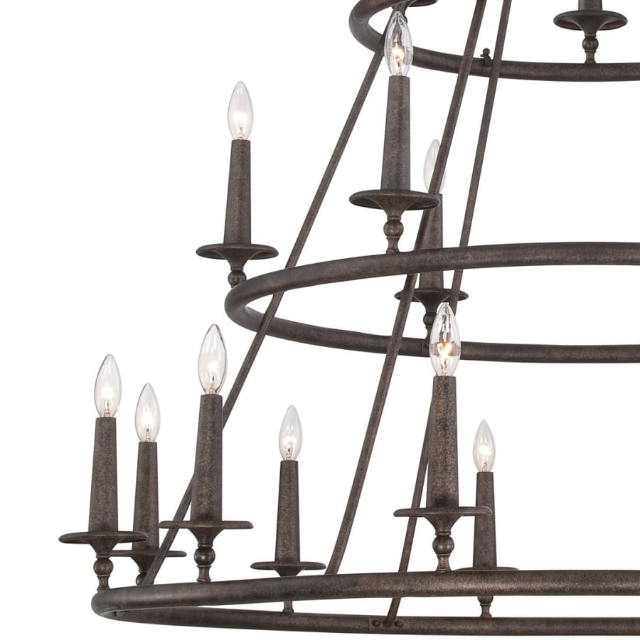 James Allan Chatham 24 Light 48" Wide Chandelier