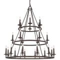 James Allan Chatham 24 Light 48" Wide Chandelier