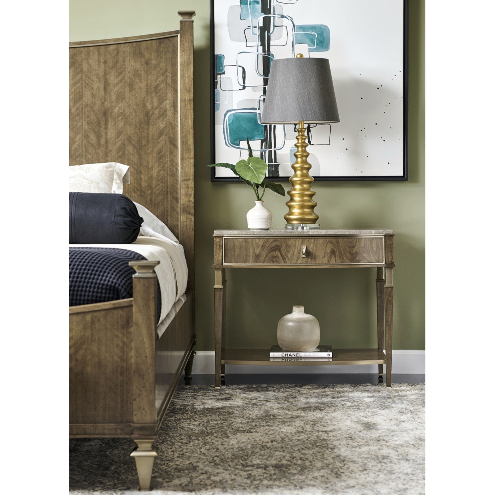 Jonathan Charles Barcelona Us King Bed (496079-USK-WBA)