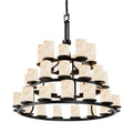 Justice Design Group Chandelier from the Alabaster Rocks! Collection