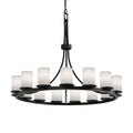 Justice Design Group Dakota 21 Light Ring Chandelier from the Clouds Collection