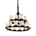 Justice Design Group Clouds 33" Wide Ring Chandelier